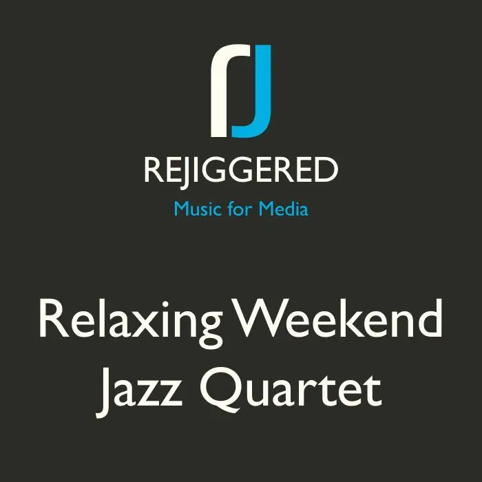 Relaxing Weekend Jazz Quartet (Piano, Trumpet, Upright Bass, Drums) Stock Music