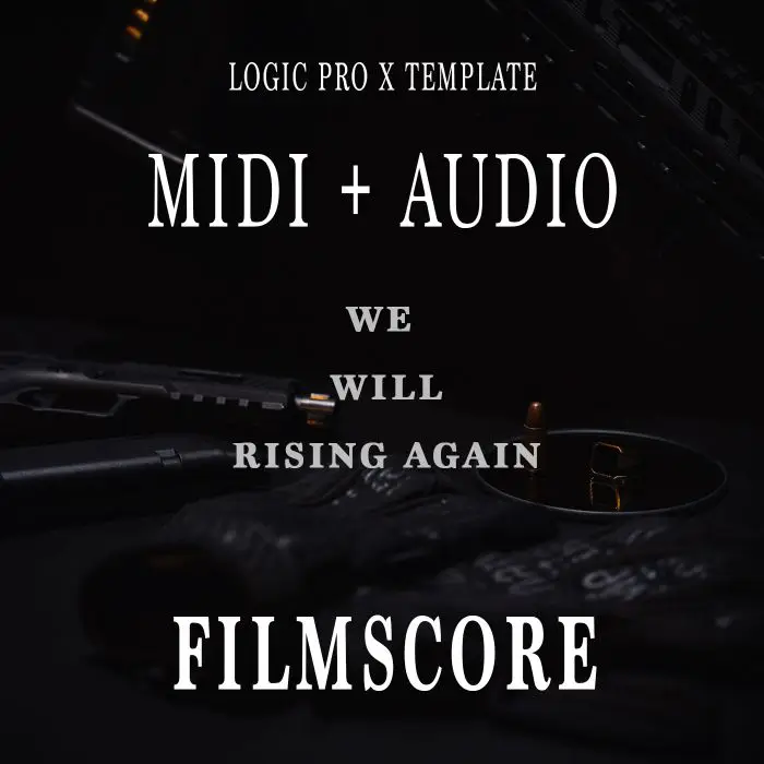 RISING ( Logic Pro X Template + MIDI +AUDIO  )Logic Pro Templates