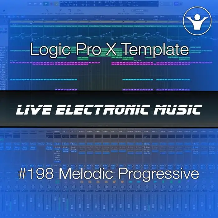 Melodic Progressive House Logic Pro X Template | Live Electronic Music #198Logic Pro Templates (Stock Plugins), Logic Pro Templates