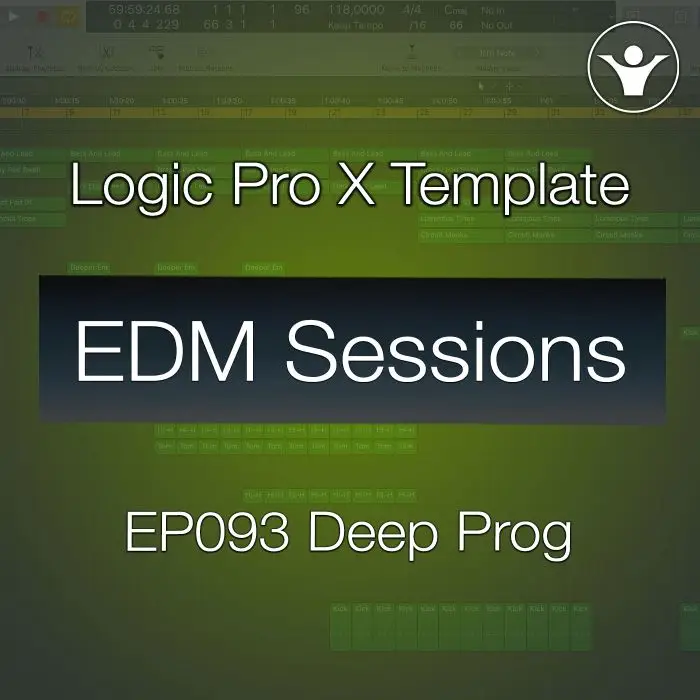 Logic Pro X Deep Progressive House Template (EDM Sessions EP093)Logic Pro Templates