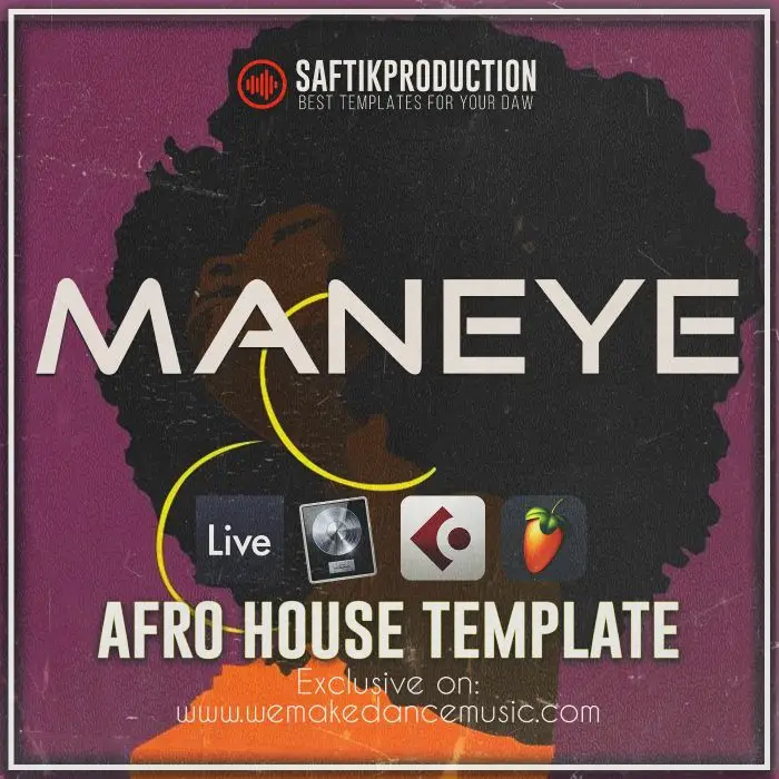 Maneye - Afro House Template for Ableton Live, Logic Pro X, FL Studio and CubaseAbleton Templates, Logic Pro Templates, FL Studio Templates, Cubase Templates