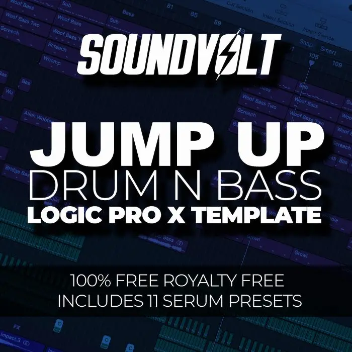 Jump Up DnB Logic Pro X Template - SoundvoltLogic Pro Templates