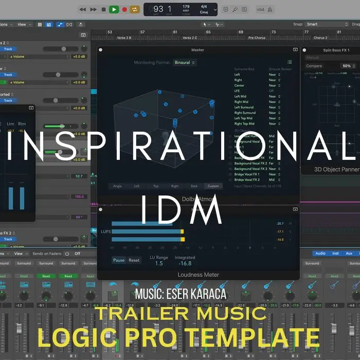 Inspirational IDM Logic Pro TemplateLogic Pro Templates