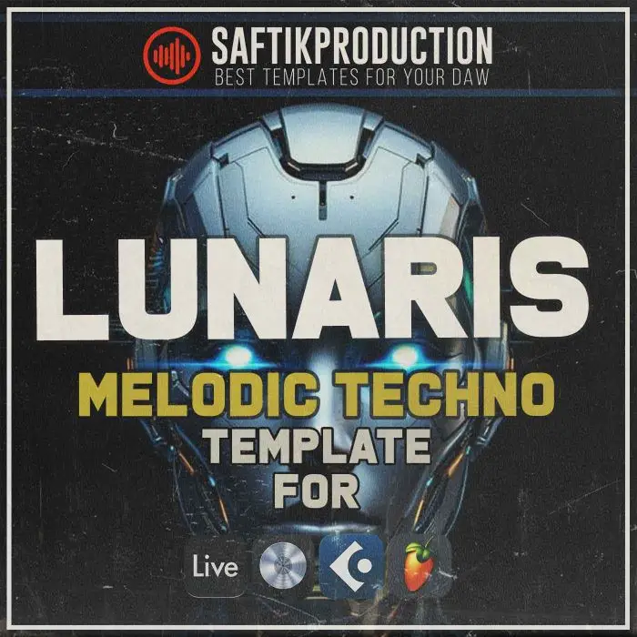 Lunaris - Melodic Techno Template for all DAW'sAbleton Templates, Logic Pro Templates, FL Studio Templates, Cubase Templates