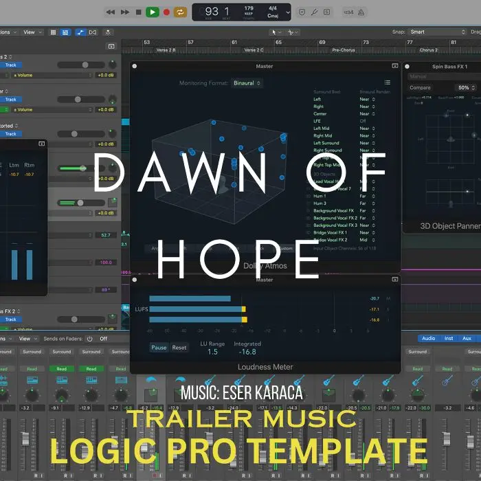 Dawn of Hope Logic Pro TemplateLogic Pro Templates