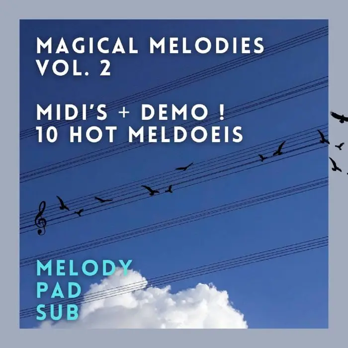 Magical Melodies Vol 2 (MIDI-WAV)Sample Packs, MIDI FIles