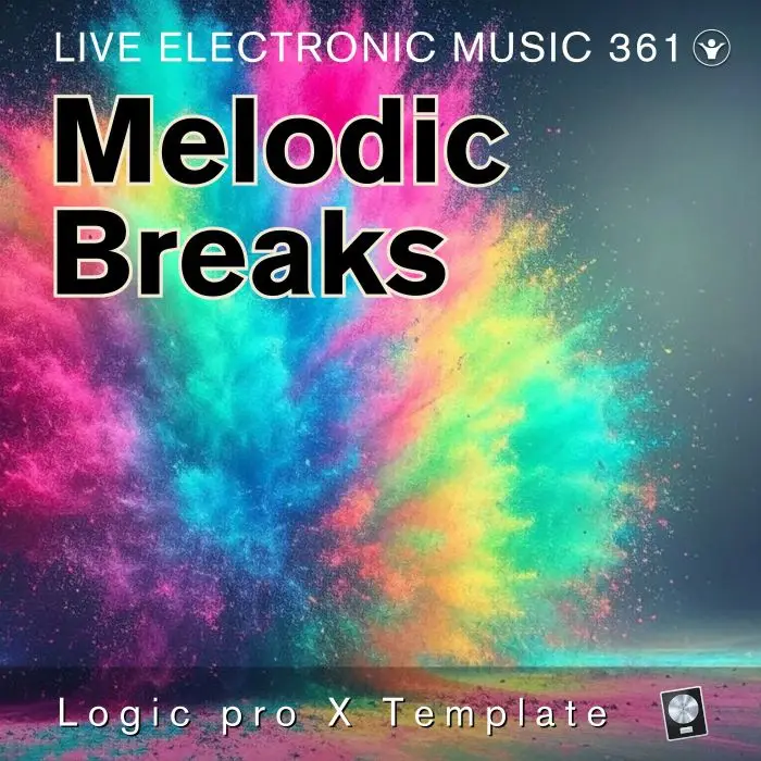 Melodic Breakbeats Logic Pro X Template & Free Tutorial - Live Electronic Music 361Logic Pro Templates (Stock Plugins), Logic Pro Templates