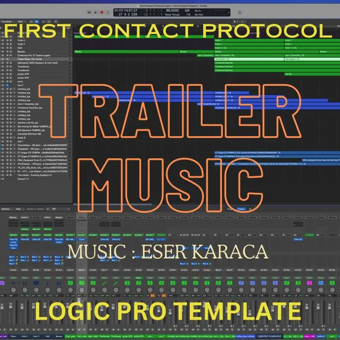 First Contact Protocol - Logic Pro X  Filmscore TemplateLogic Pro Templates