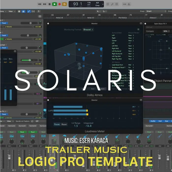 Solaris Logic Pro TemplateLogic Pro Templates