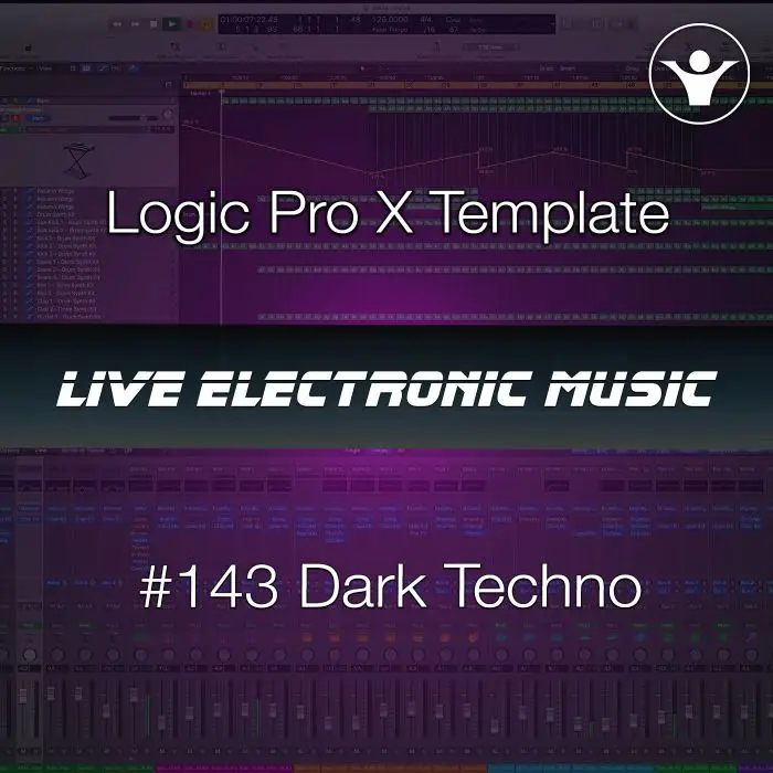 Dark Techno Logic Pro X Template | Live Electronic Music #143 Logic Pro Templates (Stock Plugins), Logic Pro Templates