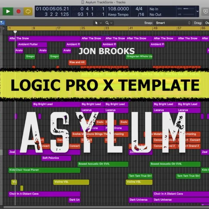 Asylum - Logic Pro X Download Template - Dark Ambient Electronic MusicLogic Pro Templates