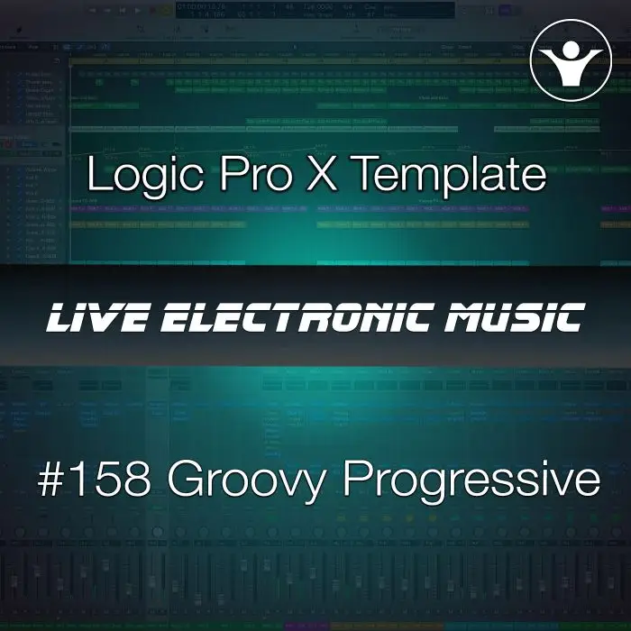 Groovy Prog House Logic Pro X Template | Live Electronic Music #158 Logic Pro Templates (Stock Plugins), Logic Pro Templates