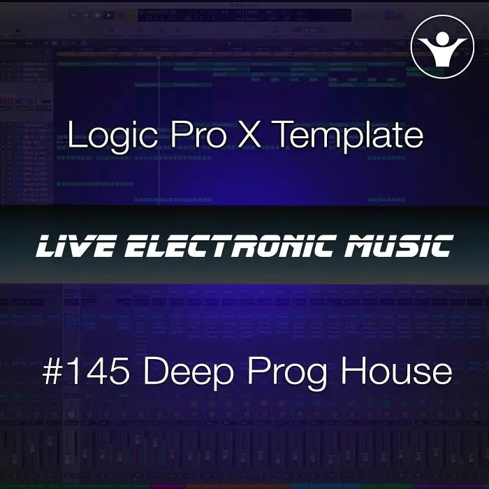 Deep Progr House Logic Pro X Template | Live Electronic Music #145Logic Pro Templates (Stock Plugins), Logic Pro Templates