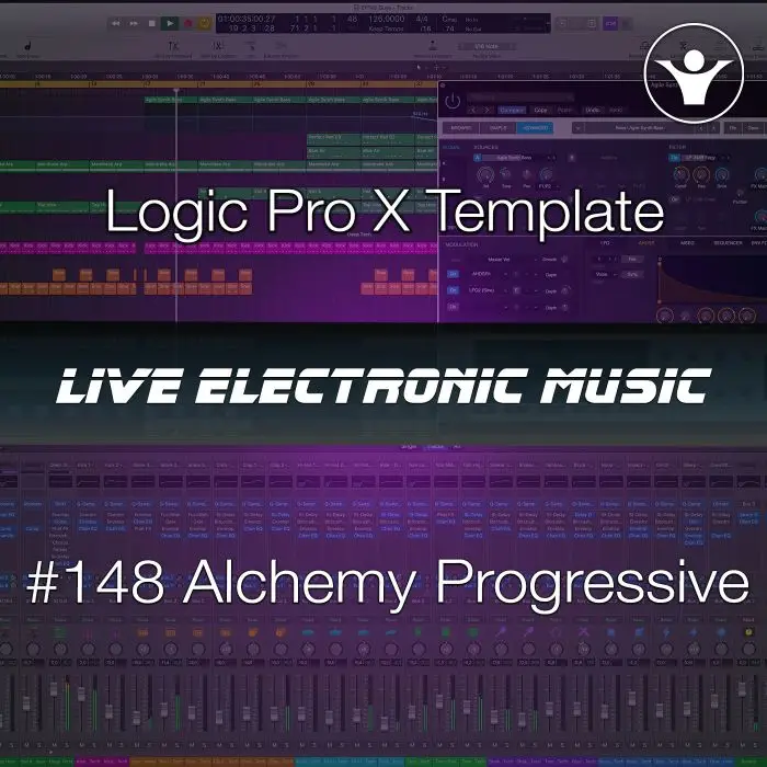 Alchemy Synth Prog Logic Pro X Template | Live Electronic Music #148Logic Pro Templates (Stock Plugins), Logic Pro Templates