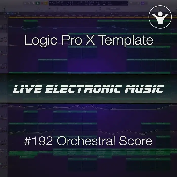 Orchestral Film Score Logic Pro Template | Live Electronic Music #192Logic Pro Templates (Stock Plugins), Logic Pro Templates