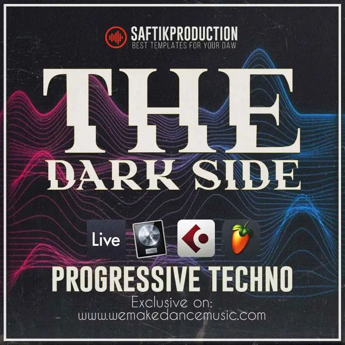 The Dark Side - Progressive Techno Template for Ableton Live, Logic Pro X, Cubase and FL StudioAbleton Templates, Logic Pro Templates, FL Studio Templates, Cubase Templates