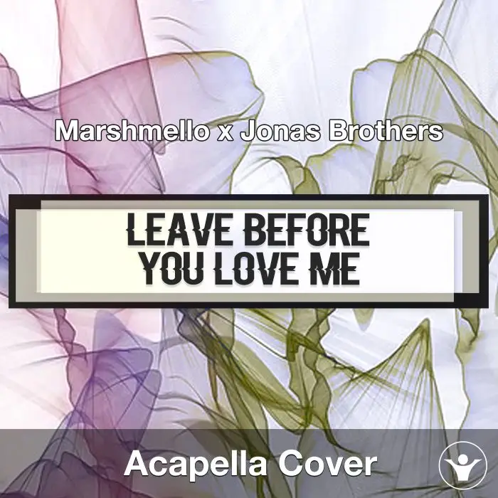 Leave Before You Love Me - Marshmello x Jonas Brothers - Acapella CoverAcapella Covers