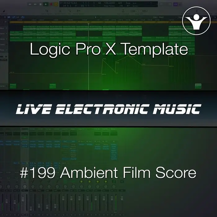 Ambient Film Score Logic Pro X Template | Live Electronic Music #199 Logic Pro Templates (Stock Plugins), Logic Pro Templates