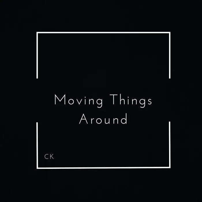 Moving Things Around - Logic Pro X TemplateLogic Pro Templates