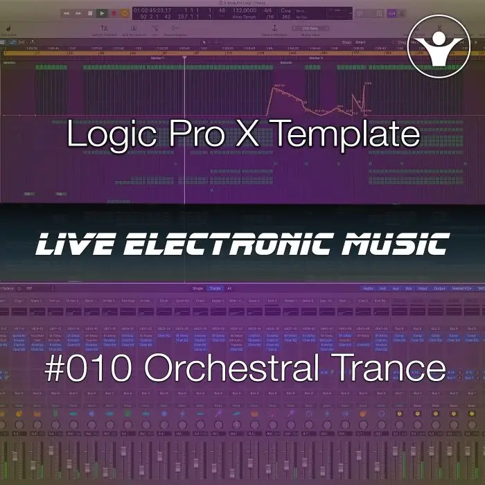 Orchestral Trance Logic Pro X Template + Free Tutorial | Live Electronic Music 010Logic Pro Templates (Stock Plugins), Logic Pro Templates