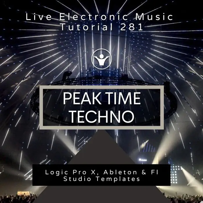 Peak time techno template for Logic Pro X, Ableton, Fl Studio + Free Tutorial | Live Electronic Music 281Ableton Templates (Stock Plugins), Ableton Templates, Logic Pro Templates (Stock Plugins), FL Studio Templates (Stock Plugins), FL Studio Templates