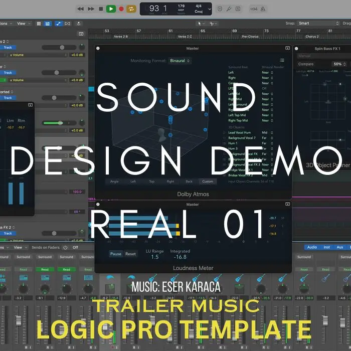 Sound Design Demo Real 01 Logic Pro TemplateLogic Pro Templates