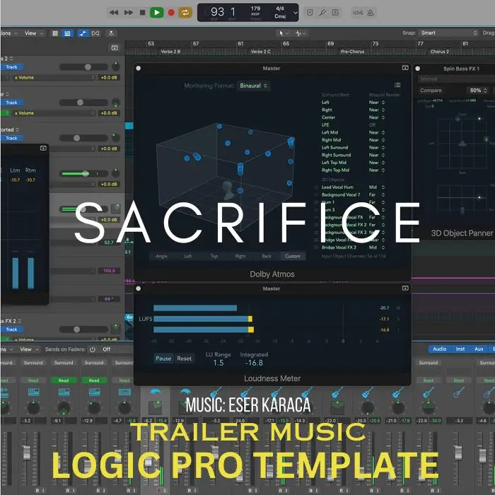 Sacrifice Logic Pro TemplateLogic Pro Templates