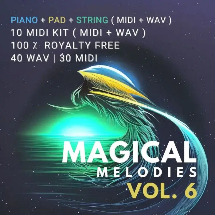 Magical Melodies Vol 6 (MIDI-WAV)Sample Packs, MIDI FIles