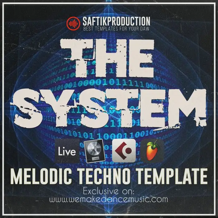 The System - Melodic Techno Template for Ableton Live, Logic Pro X, Cubase and FL StudioAbleton Templates, Logic Pro Templates, FL Studio Templates, Cubase Templates