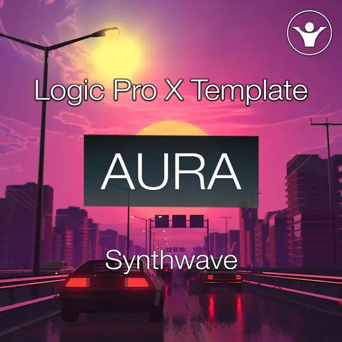 Mikas - Aura - Synthwave Logic Pro X Template | Live Electronic Music  077Logic Pro Templates (Stock Plugins), Logic Pro Templates