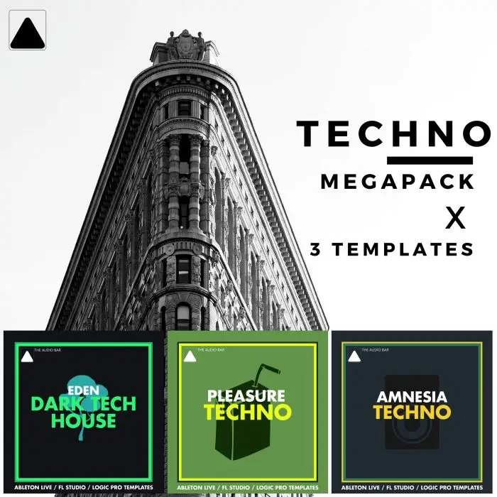 Techno Megapack Logic Pro XLogic Pro Templates