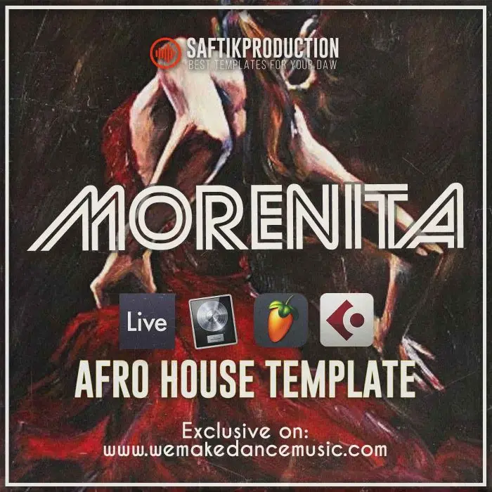 Morenita - Afro House Template for Ableton LIve, Logic Pro X, Cubase and FL StudioAbleton Templates, Logic Pro Templates, FL Studio Templates, Cubase Templates