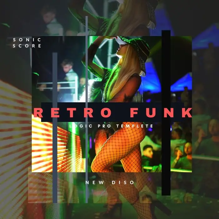 Retro Disco ( Logic Pro X Template, MIDI & WAV STEMS )