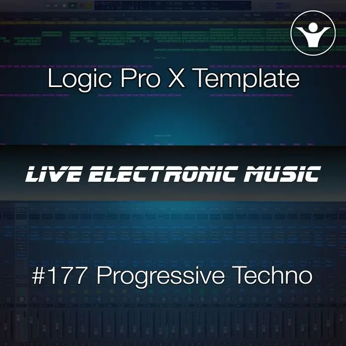 Progressive Techno Logic Pro X Template | Live Electronic Music #177Logic Pro Templates (Stock Plugins)
