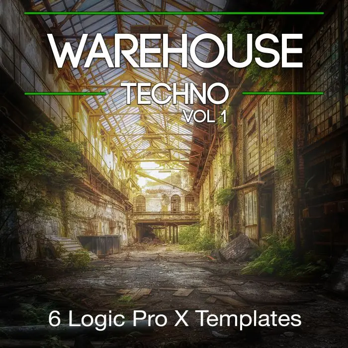 Warehouse Techno Vol 1 Logic Pro X TemplatesLogic Pro Templates (Stock Plugins), Logic Pro Templates