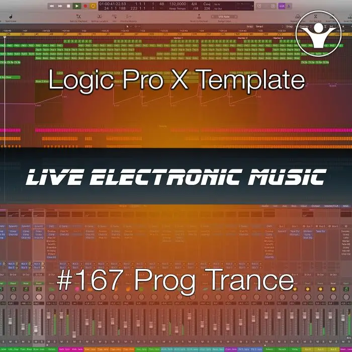 Progressive Trance Logic Pro X Template | Live Electronic Music #167 Logic Pro Templates (Stock Plugins), Logic Pro Templates
