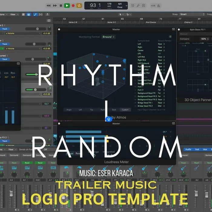 RHYTHM I RANDOM Logic Pro TemplateLogic Pro Templates