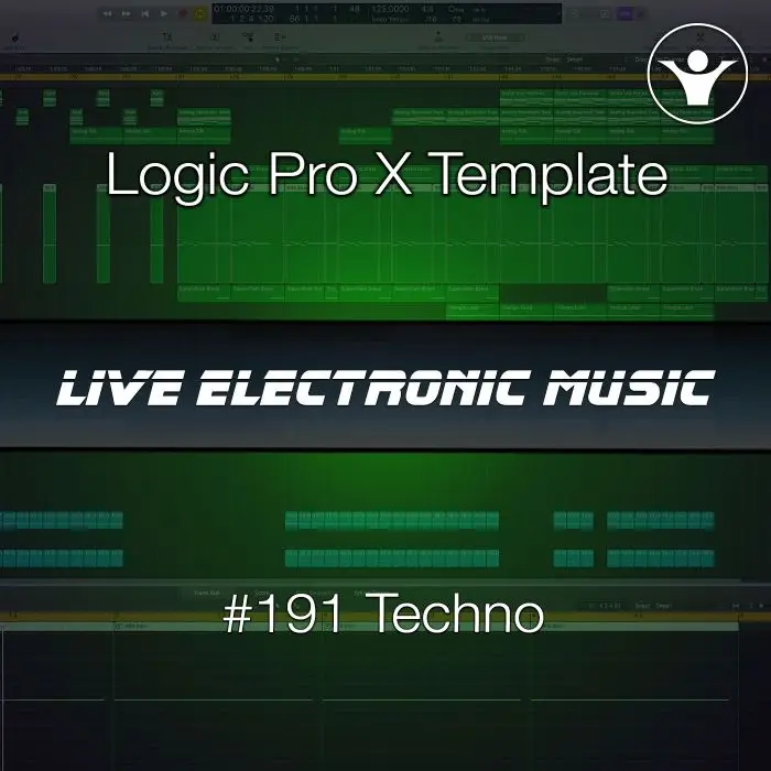 Techno Logic Pro X Template | Live Electronic Music #191Logic Pro Templates (Stock Plugins), Logic Pro Templates