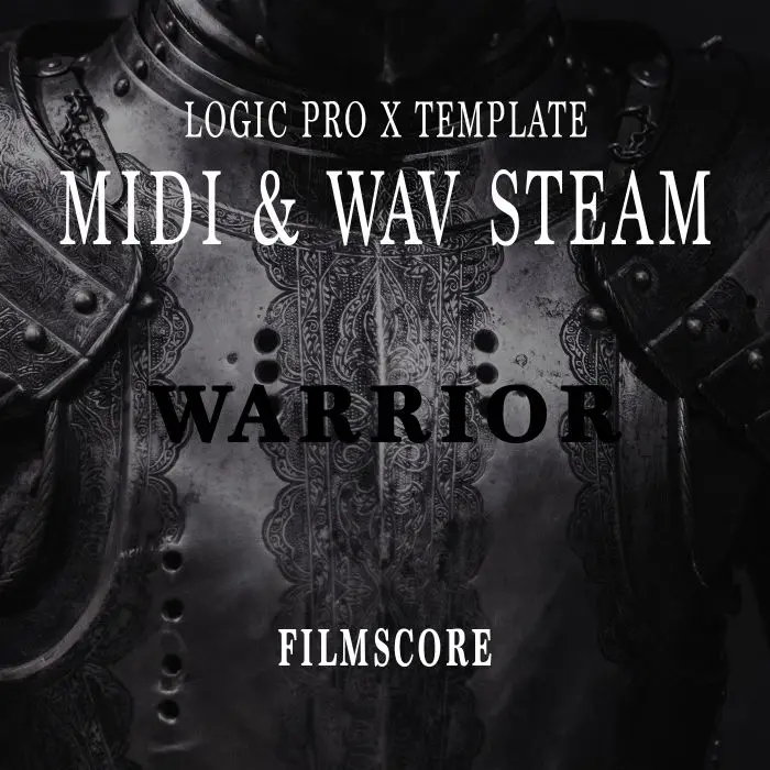 Warrior ( Logic Pro X Template + MIDI +AUDIO  )Logic Pro Templates