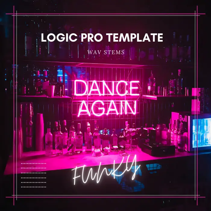 Dance Again ( Logic Pro X Template, WAV STEMS )  Logic Pro Templates