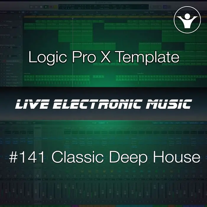 Classic Deep House Logic Pro X Template | Live Electronic Music #141Logic Pro Templates (Stock Plugins), Logic Pro Templates