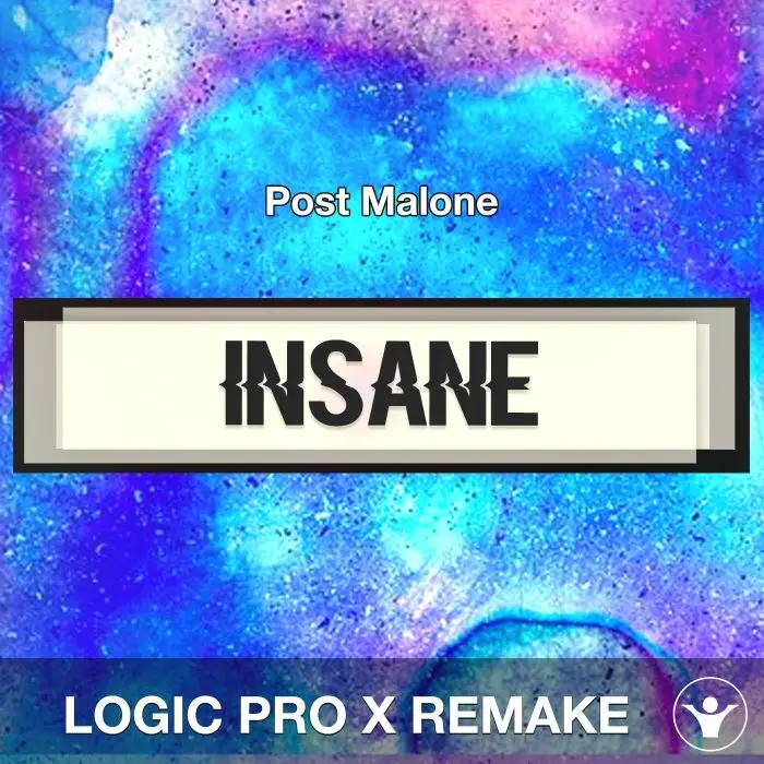 Insane (Post Malone) Logic X Remake TemplateLogic Pro Templates