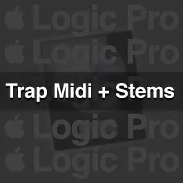 Trap Midi & Stems TemplateLogic Pro Templates