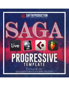 Saga - Progressive Template for Ableton, Logic ProX, FL Studio, Cubase