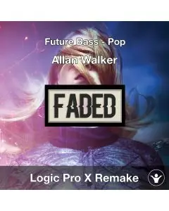 Faded (Allan Walker) - Logic Pro X Project Cover