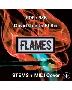 Flames - David Guetta Ft Sia Full STEMS + MIDI Cover