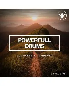 Powerful Drums Logic Pro X Template | Live Electronic Music 235 