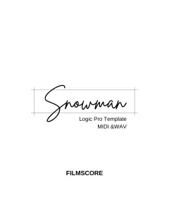 Snowman ( Logic Pro X Template, MIDI & WAV STEMS )