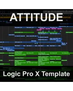 Attitude | Logic Pro X Template | Download (Electro-Funk Pop Dance)