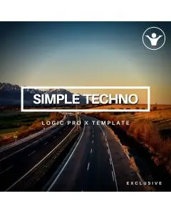Simple Techno Logic Pro X Template | Live Electronic Music 226 